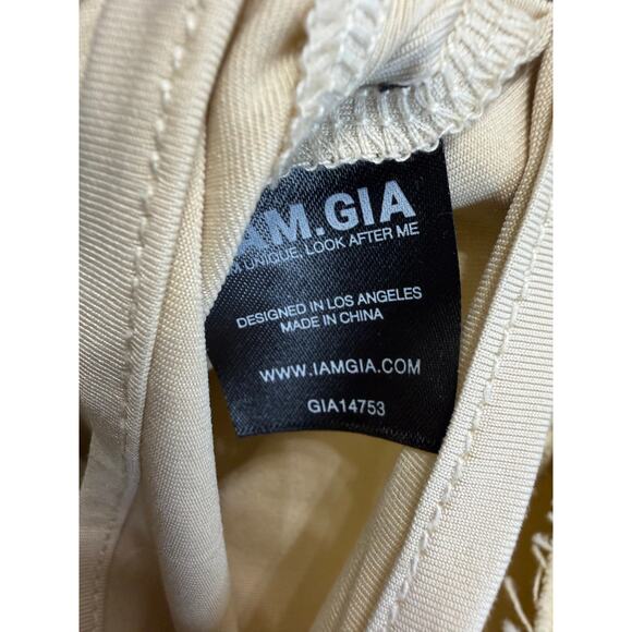 I.AM.GIA Fauna Mini Skort Tan Demin Women's XS New - Picture 11 of 16